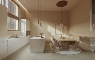 ONE Mägenwil_Küche_final NEUBAU: ONE "A" Doppeleinfamilienhaus mit Garten_Küche